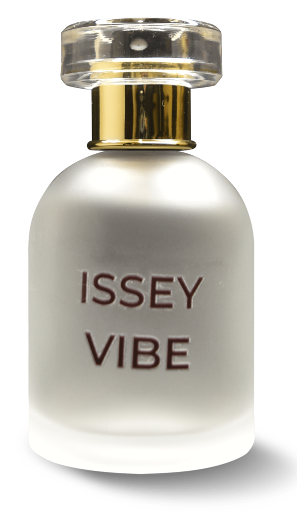 Minimalistic and elegant design of Issey Perfume Bottle.