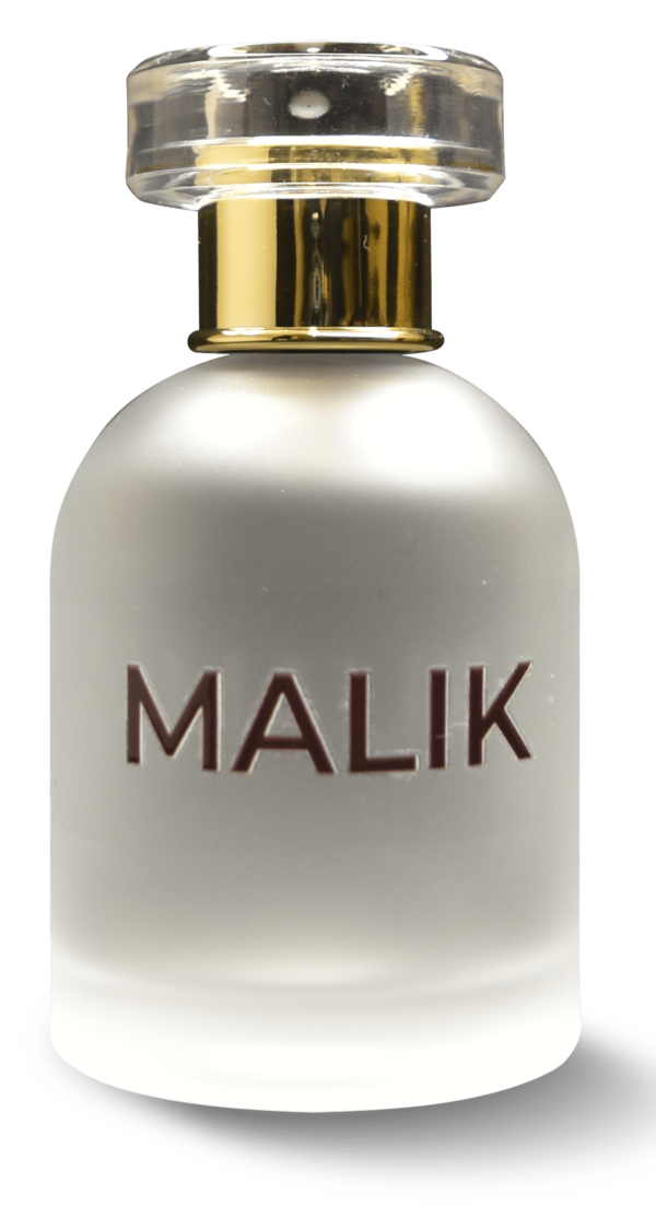 Bold and regal design of Malik Perfume Bottle.