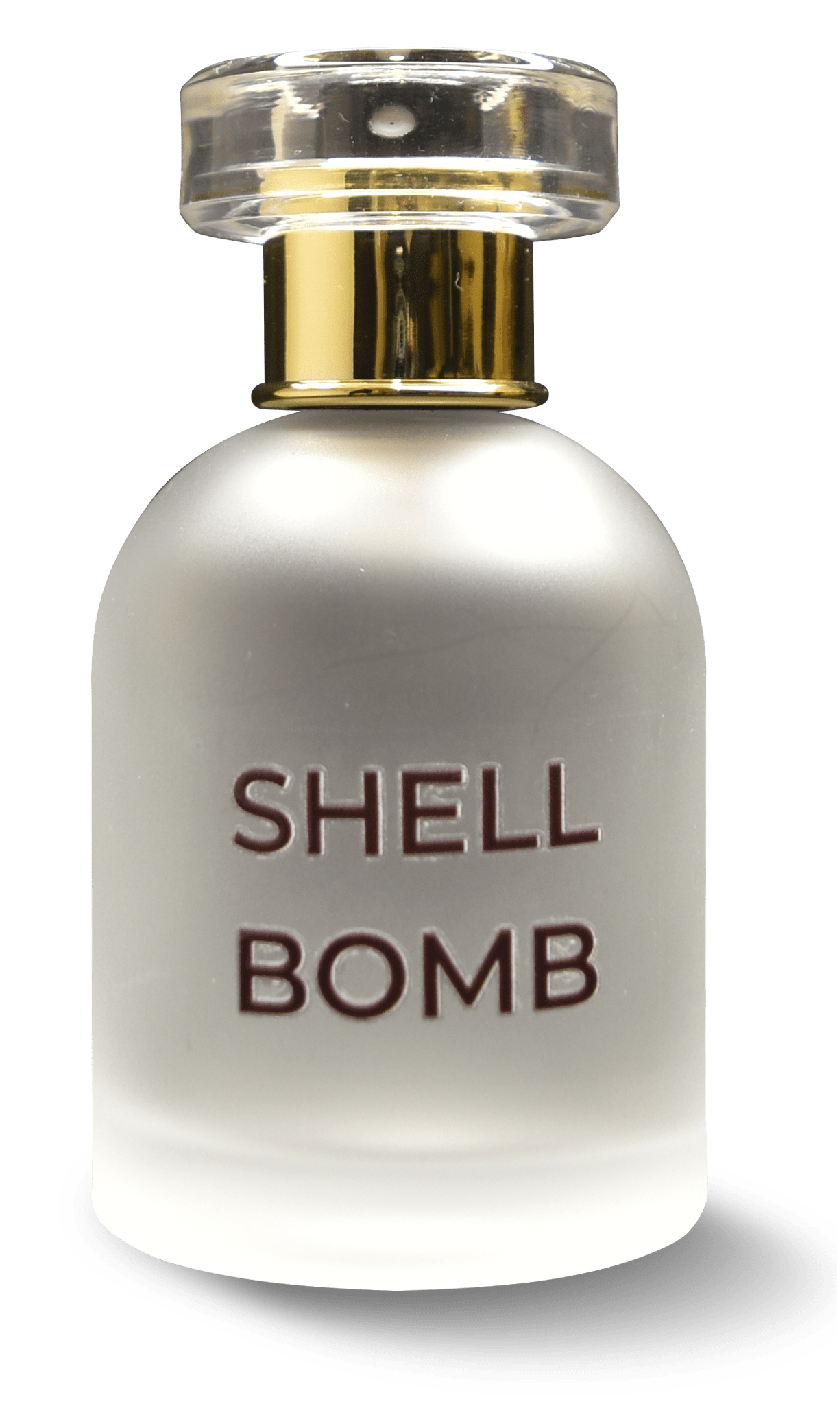 Bold and explosive design of Shell Bomb Perfume Bottle.